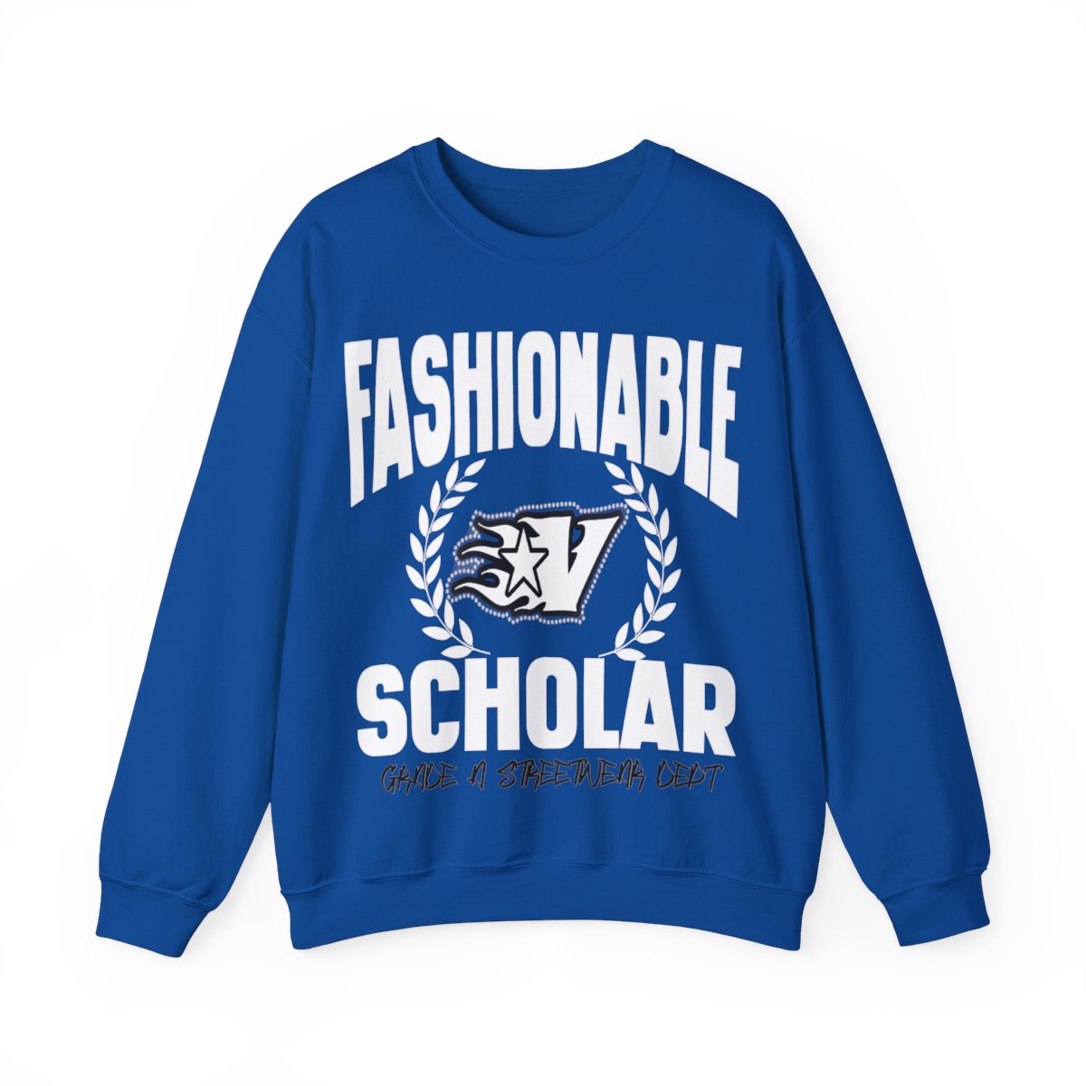 FASHIONABLE SCHOLAR SWEATSHIRT (BLUE)
