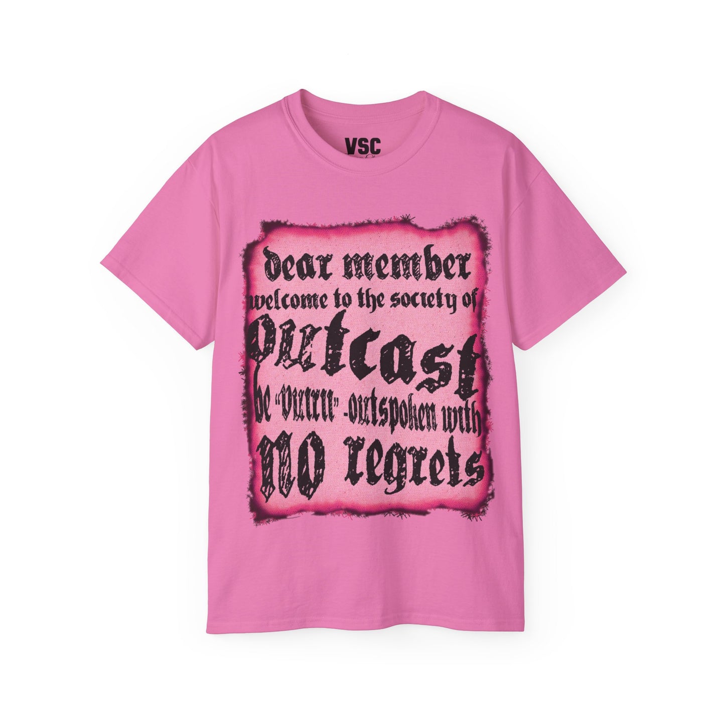 Outcast tee (PINK)
