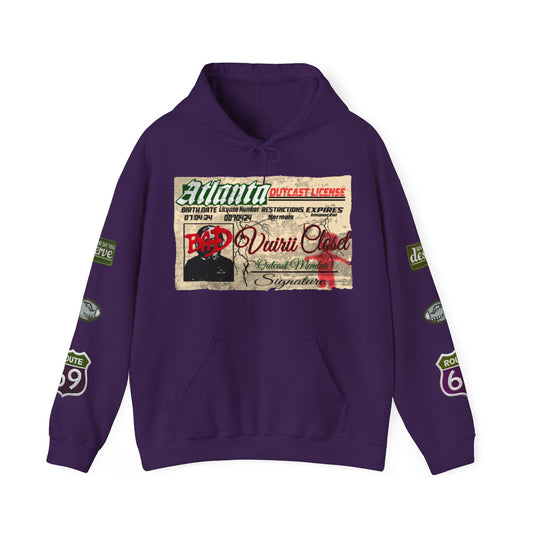 License Hoodie ( Purple )