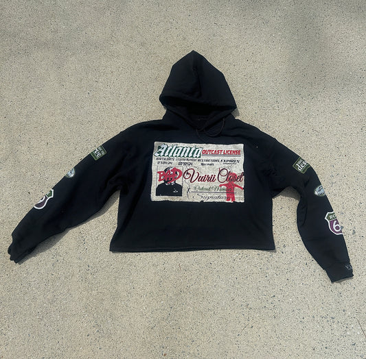 LICENSE HOODIE BLACK