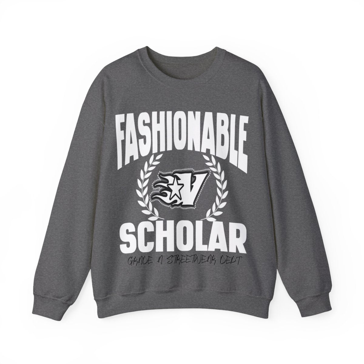 FASHIONABLE SCHOLAR SWEATSHIRT (GREY)