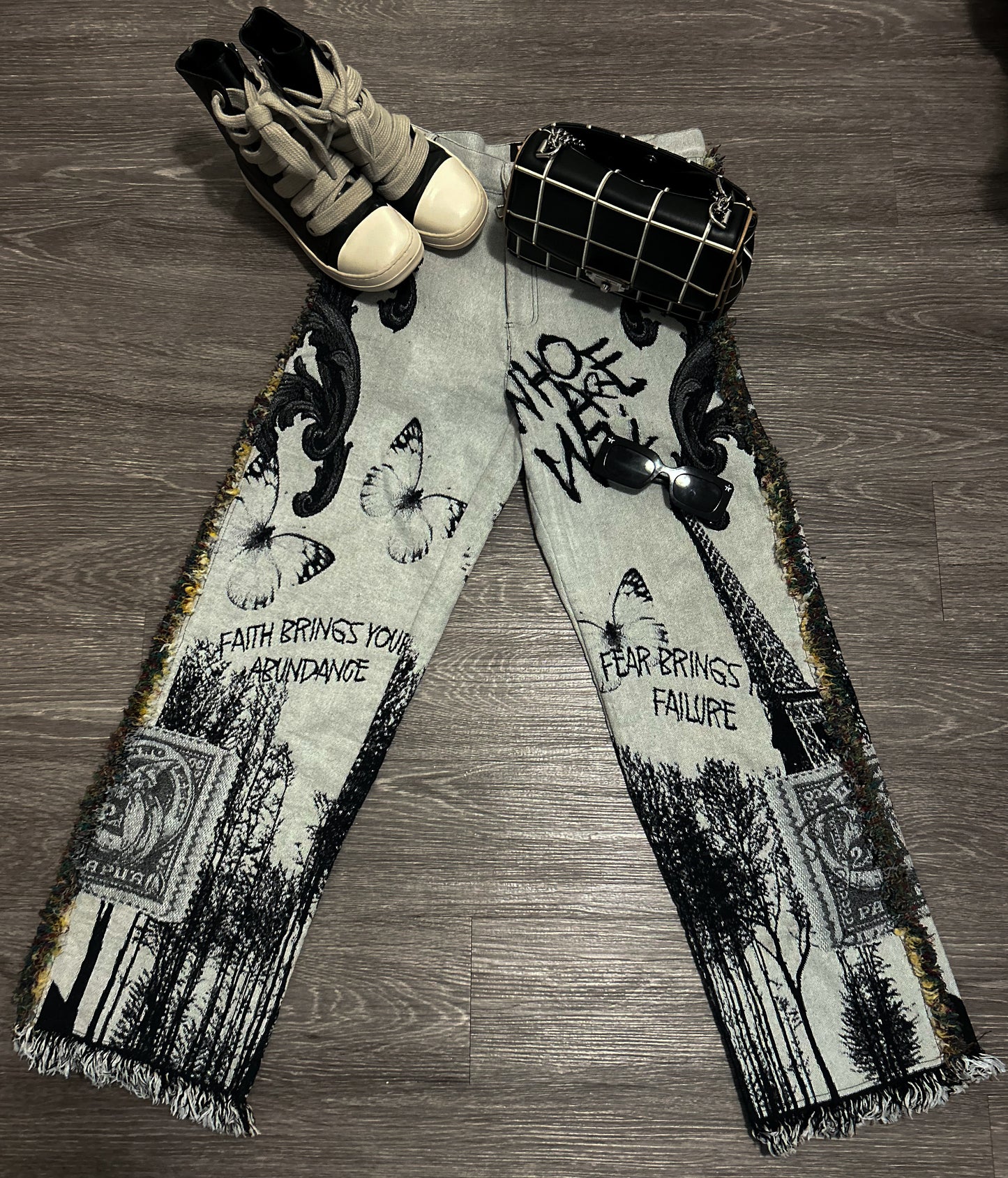 (PREORDER) PARIS TAPESTRY FLAIR PANTS