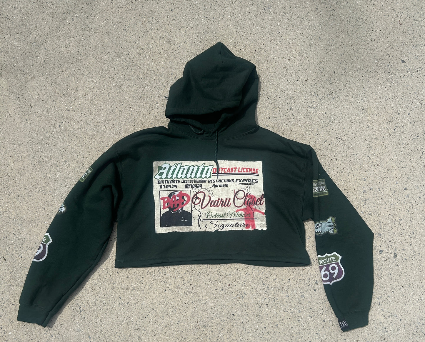 LICENSE HOODIE GREEN